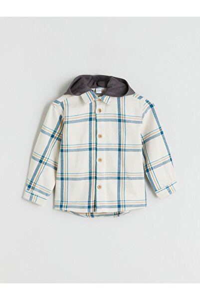LC Waikiki LCW Kids Kapüşonlu Ekose Erkek Çocuk Gömlek