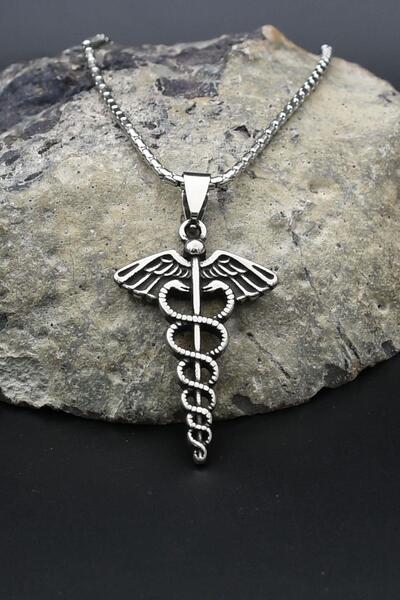 Prestige قلادة طبيب (كانت) من الفولاذ المقاوم للصدأ مع سلسلة 902285