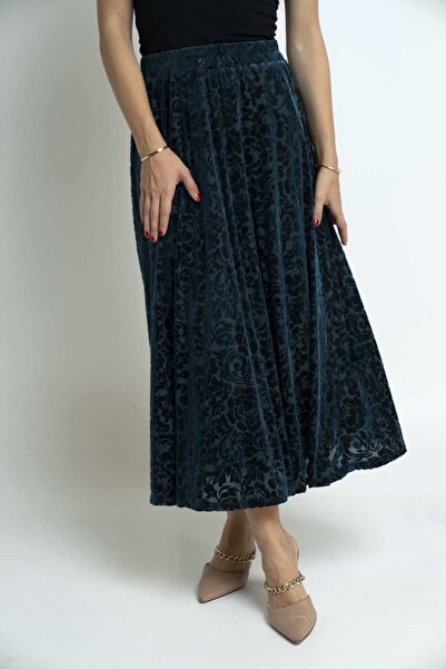 Nichii Printed Midi Skirt