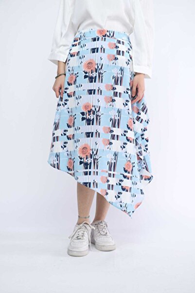 mica Midi Ruffled Skirt