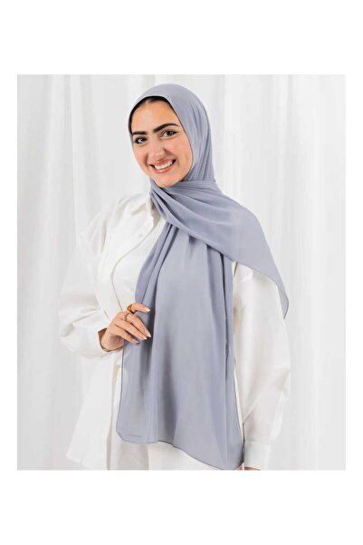 Hejab Fashion Plain crepe chiffon shawl (200cm * 70cm) by Levoal brand