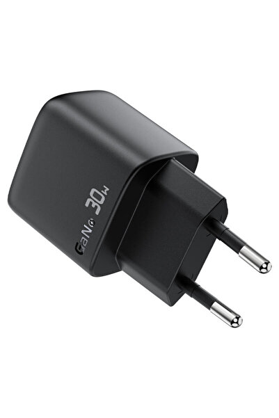 Acefast Incarcator GaN tip C + cablu Type-C, A115, 30W, negru