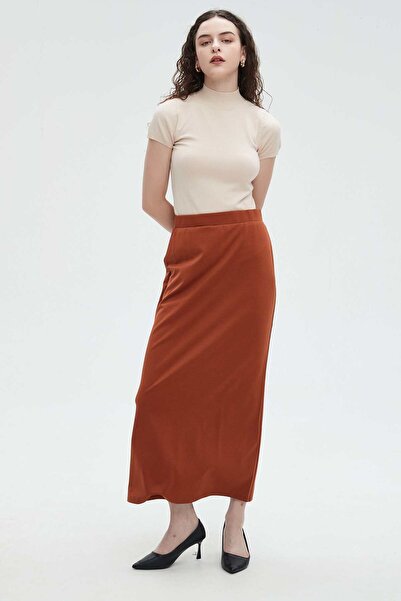 Nichii Solid Maxi Skirt