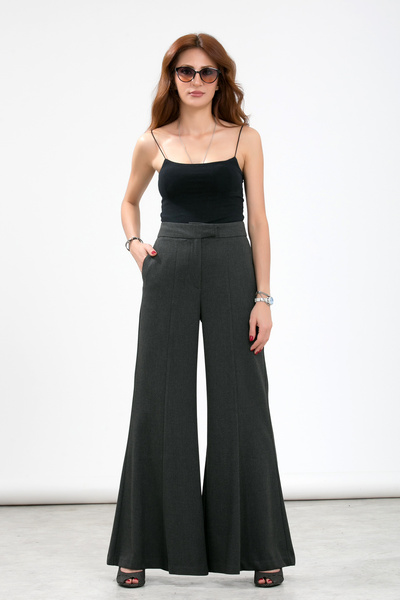 LA PANTE Belted Spanish Trousers with Tassels