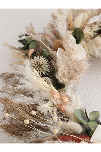 Ütopik çiçek Kapı süsü çelenk