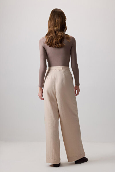 Touché Privé PANTALONI CU DETAIL DE CATĂLĂRĂTĂ