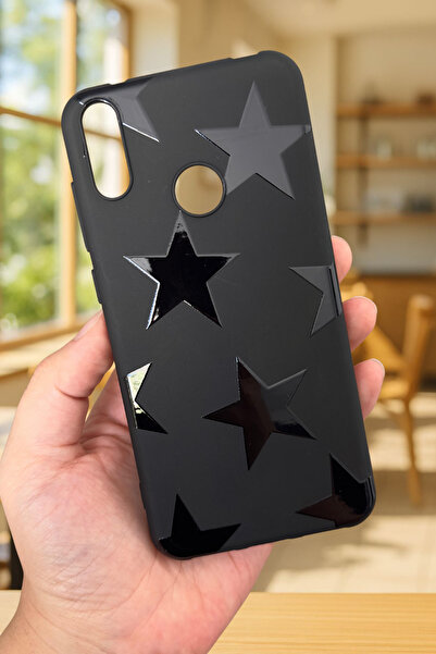 Vip Case HUAWEİ Y7 2019 Uyumlu STAR Silikon Darbe Emici Klasik Korumalı Rubber Kılıf