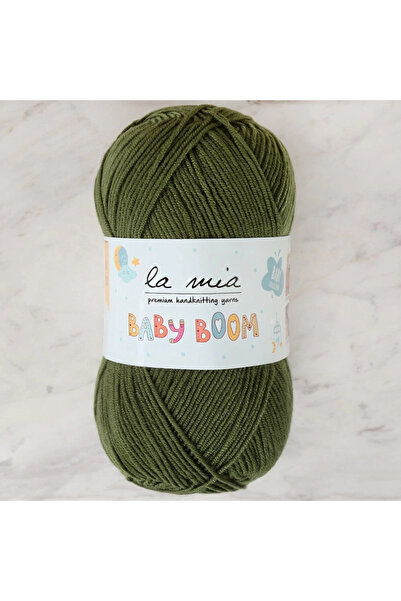 Light up La Mia Baby Boom Soldier Green Hand Knitting Lanyard - 410 - 34458