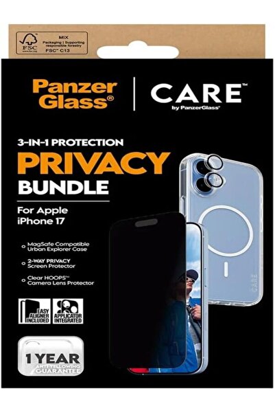 Panzer Glass PanzerGlass 3 in 1 Privacy Protection Kit for iPhone 17