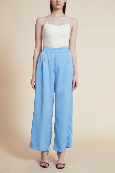 Yola Solid Full Length Pants