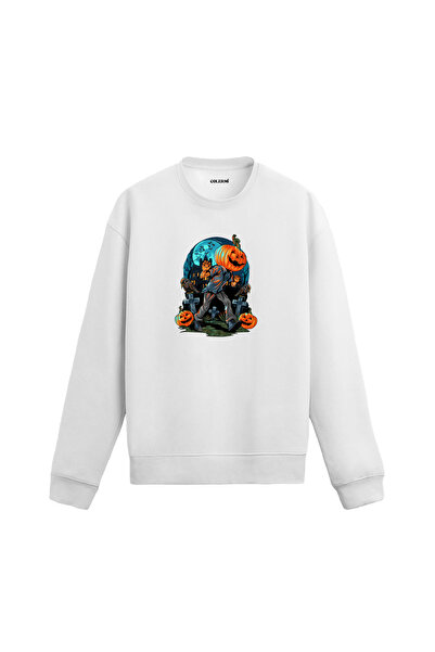 Colermi سترة هالوين ذات طابع رجل اليقطين مع سيف