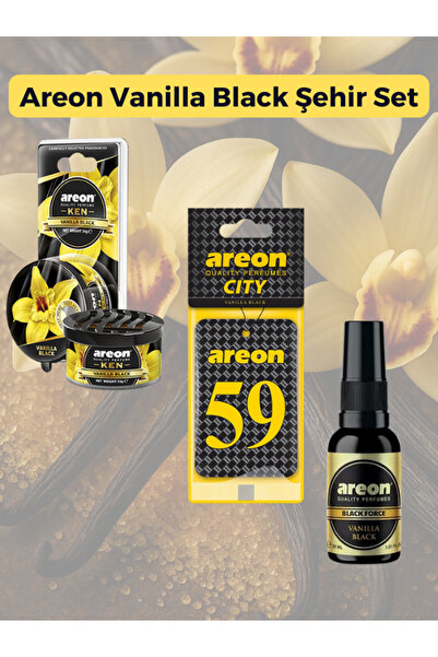 Areon Vanilla Black Şehir Set-59