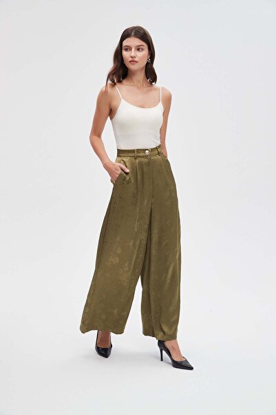 Livia Printed Wide-Leg Pants