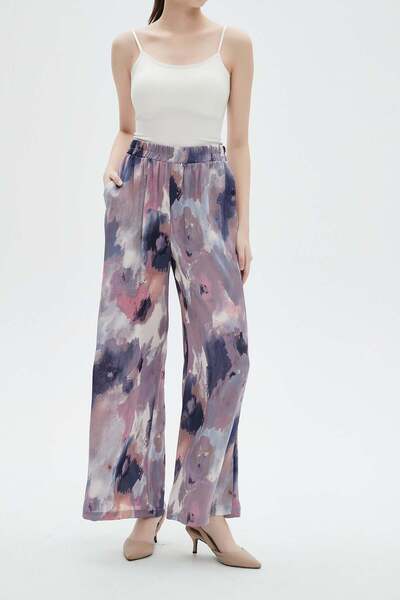 mica Graphic Print Full Length Pants