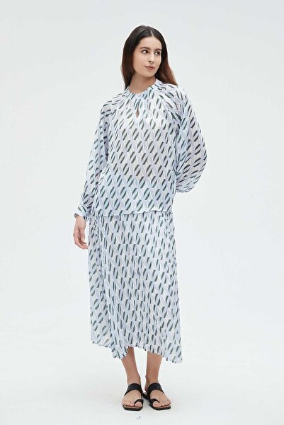 Nichii Printed Midi Skirt