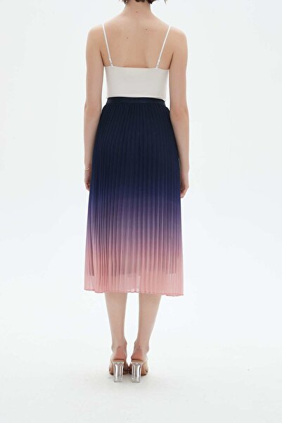 Nichii Pleated Midi Skirt