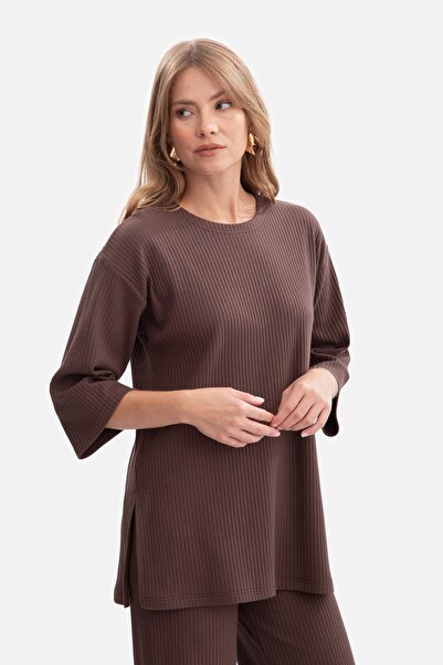 BEWEAR Bluză oversized din tricot cu nervuri