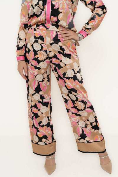 Yola Floral Full-Length Pants