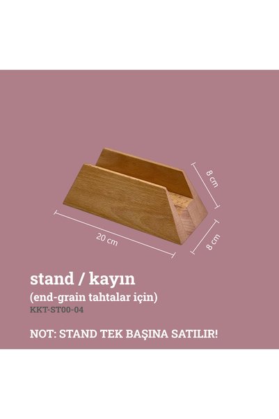 KAF Ahşap Cutting Board (End-Grain) Stand / Beech
