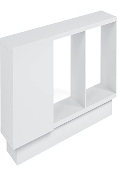 Modern home modern TV Stand with Storage, for TVs up to 80 Inches, Wood , White