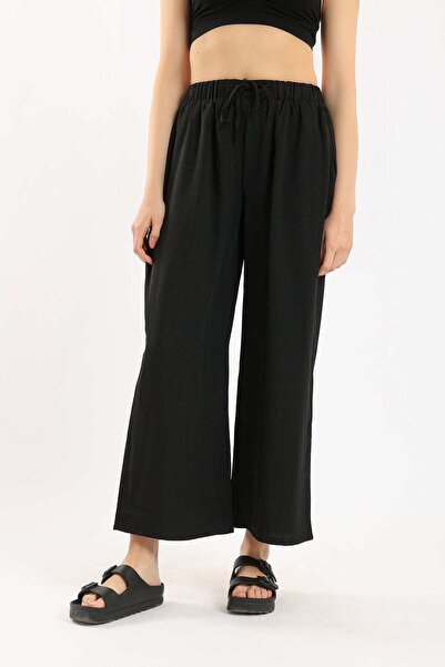 CARINA Solid Wide-Leg Pants