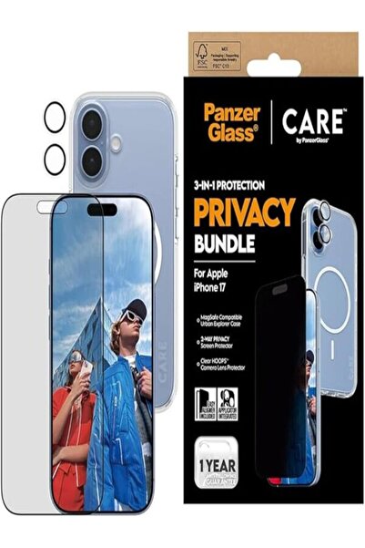 Panzer Glass PanzerGlass 3 in 1 Privacy Protection Kit for iPhone 17