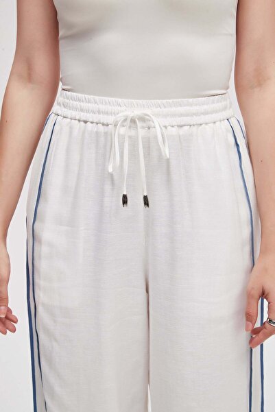 Livia Wide-Leg Drawstring Pants