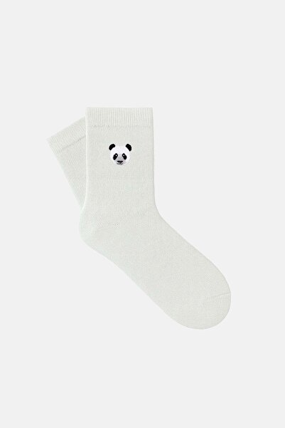 WWF Market Panda Bamboo Socks - White