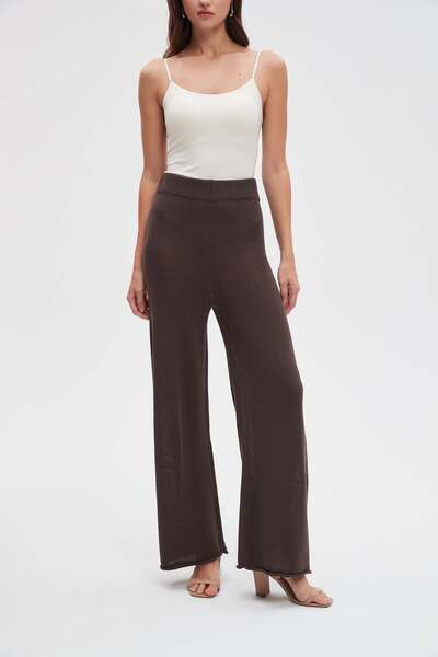 Livia بنطلون واسع الساق سادة