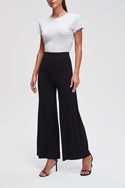 Livia بنطلون واسع الساق سادة