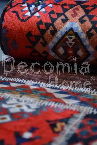 Decomia Home Washable Non-Slip Kids & Pet Friendly Printed Pattern Carpet & Area Rug for Living Room Kitchen
