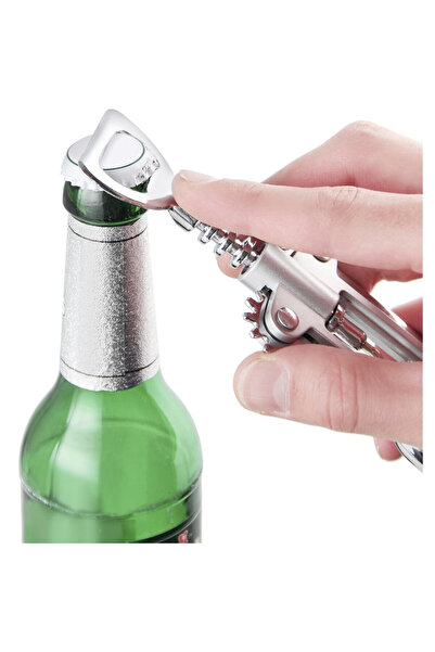 FACKELMANN Corkscrew 49785, 16.5 cm, Lever, Stainless steel, Inox
