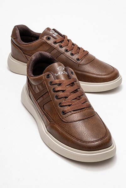 CCWAY AYAKKABI Lace-Up Men's Sports Shoes Taba Brown