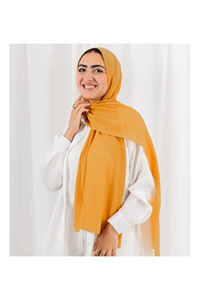 Hejab Fashion Plain crepe chiffon shawl (200cm * 70cm) by Levoal brand