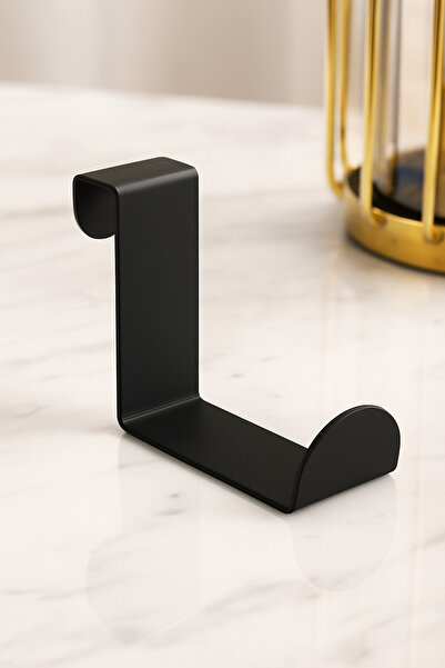 VENON (Set of 4) Double-Way Metal Hangers for Doors and Behind Cabinets |   Bathrobe – Towel – Bag Hanger