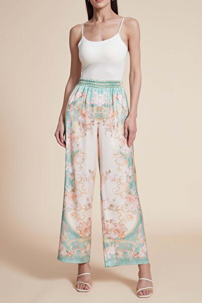 Yola Floral Wide-Leg Pants