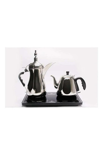 Generic Arabic Coffee and Tea Maker 1.0L 1600.0W Silver/Black