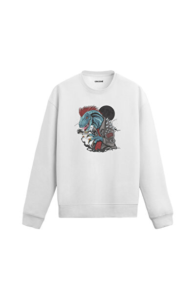 Colermi سويت شيرت بطبعة ديناصور بانك