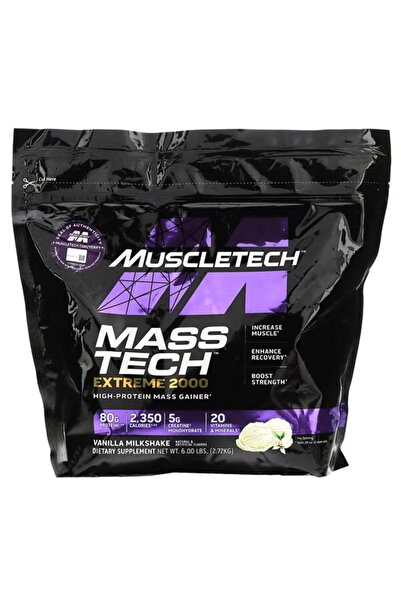 MUSCLETECH ميلك شيك فانيليا ماس تك إكستريم ٢٠٠٠ - ٦ أرطال