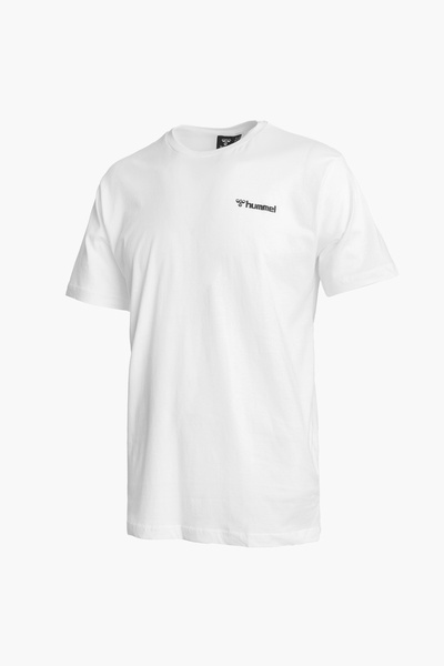 hummel Jullian 912390-9001 Beyaz Erkek Tişört – Günlük & Spor Kullanım