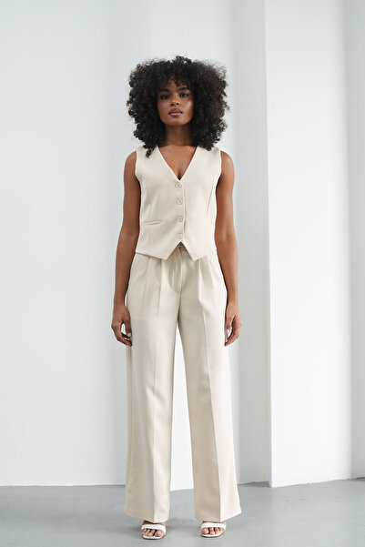 hakimoda Klasik Düğmeli Yelek