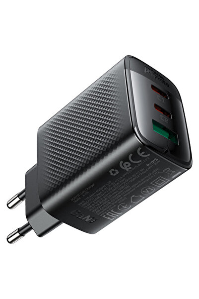 Acefast Type-C Fast Charging Charger A108, 67W, 3A, black