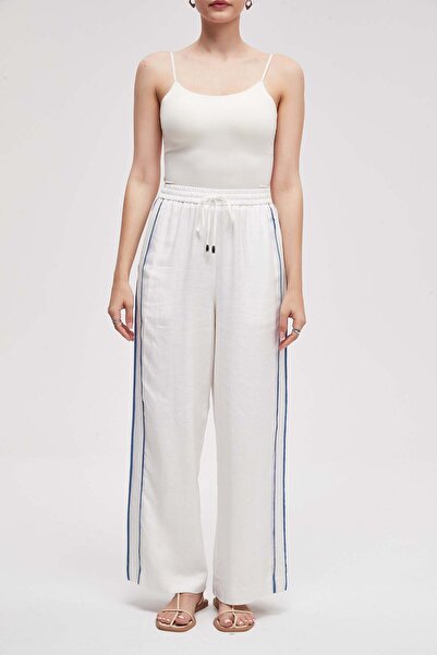 Livia Wide-Leg Drawstring Pants