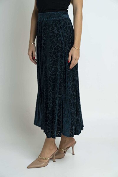 Nichii Printed Midi Skirt