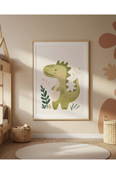 fuart.co Trex Dijital Baskı Posteri (Çerçevesiz) Çocuk Odası için