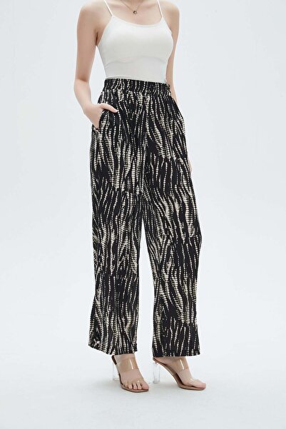 mica Striped High-Waist Pants