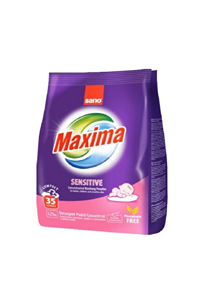 Sano Maxima Sensitive – Detergent pudra concentrat, 1.25 kg