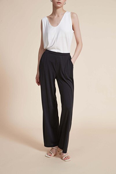 Yola بنطلون سادة بطول كامل