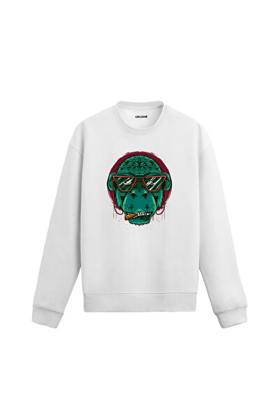 Colermi سترة بتصميم غوريلا مع سماعات ونظارات