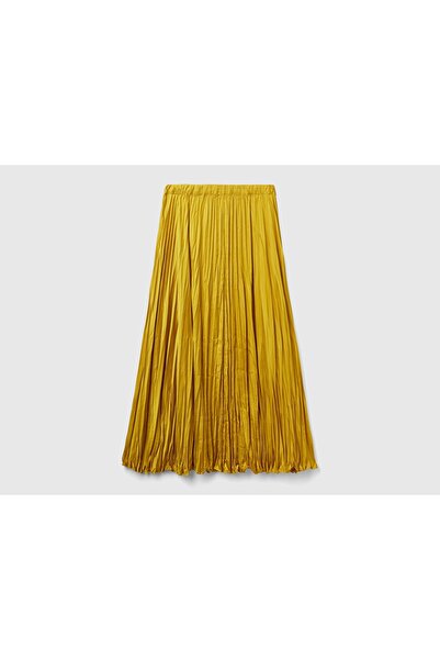 United Colors of Benetton Maxi Ruffled Skirt